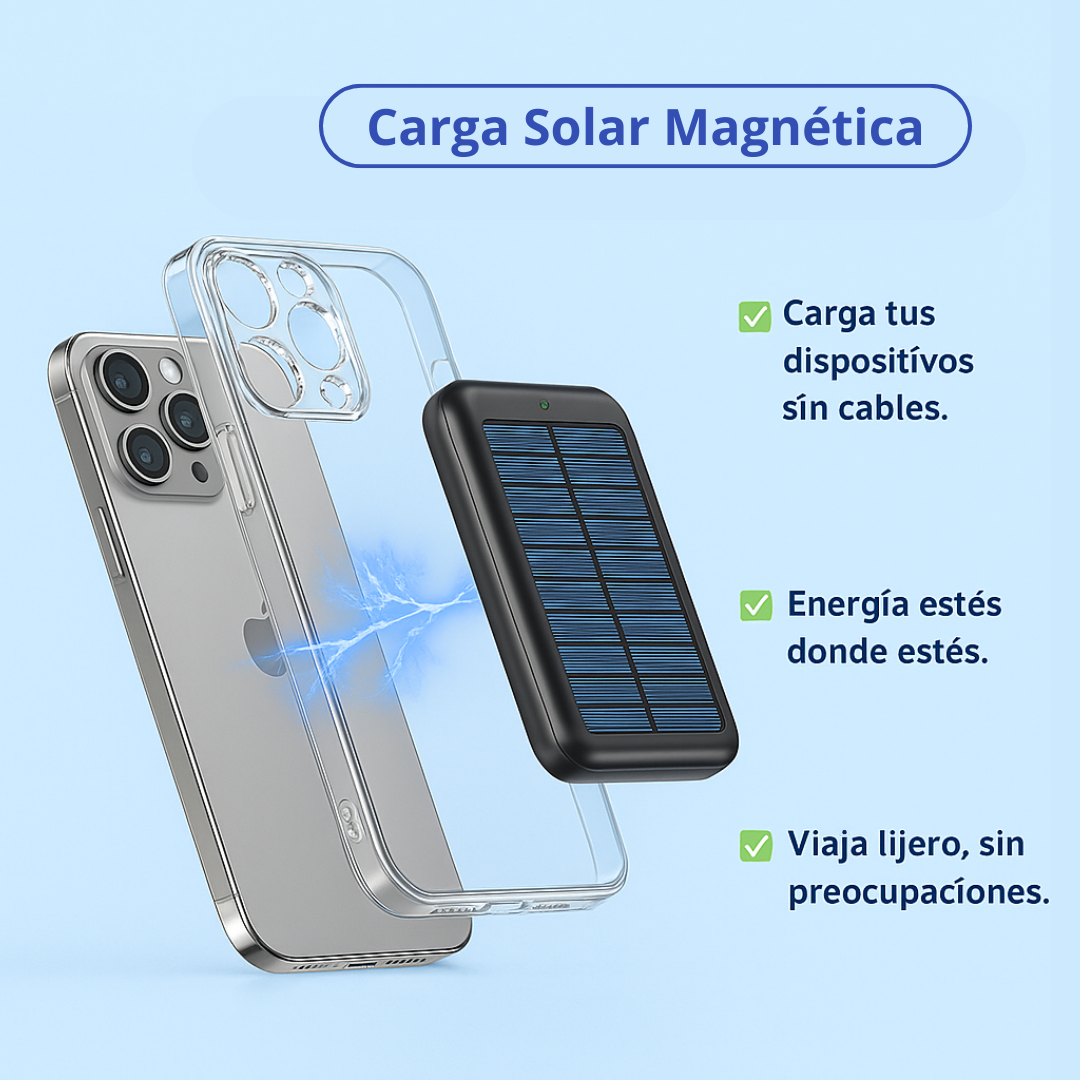 Powerbank Solar Magnético