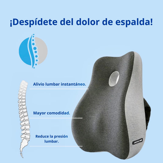 Cojín lumbar para aliviar la espalda