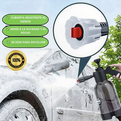 Pulverizador de jabón para coches