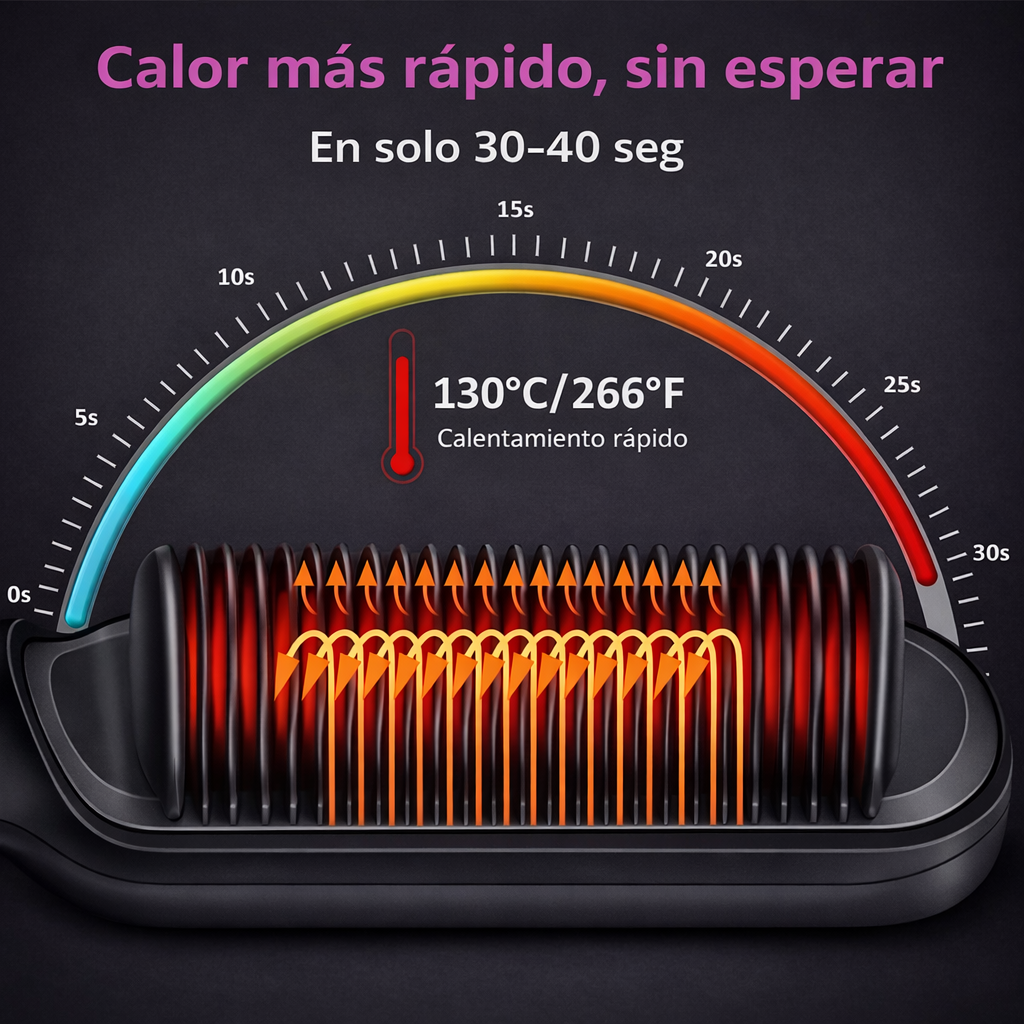 Cepillo Alisador Eléctrico