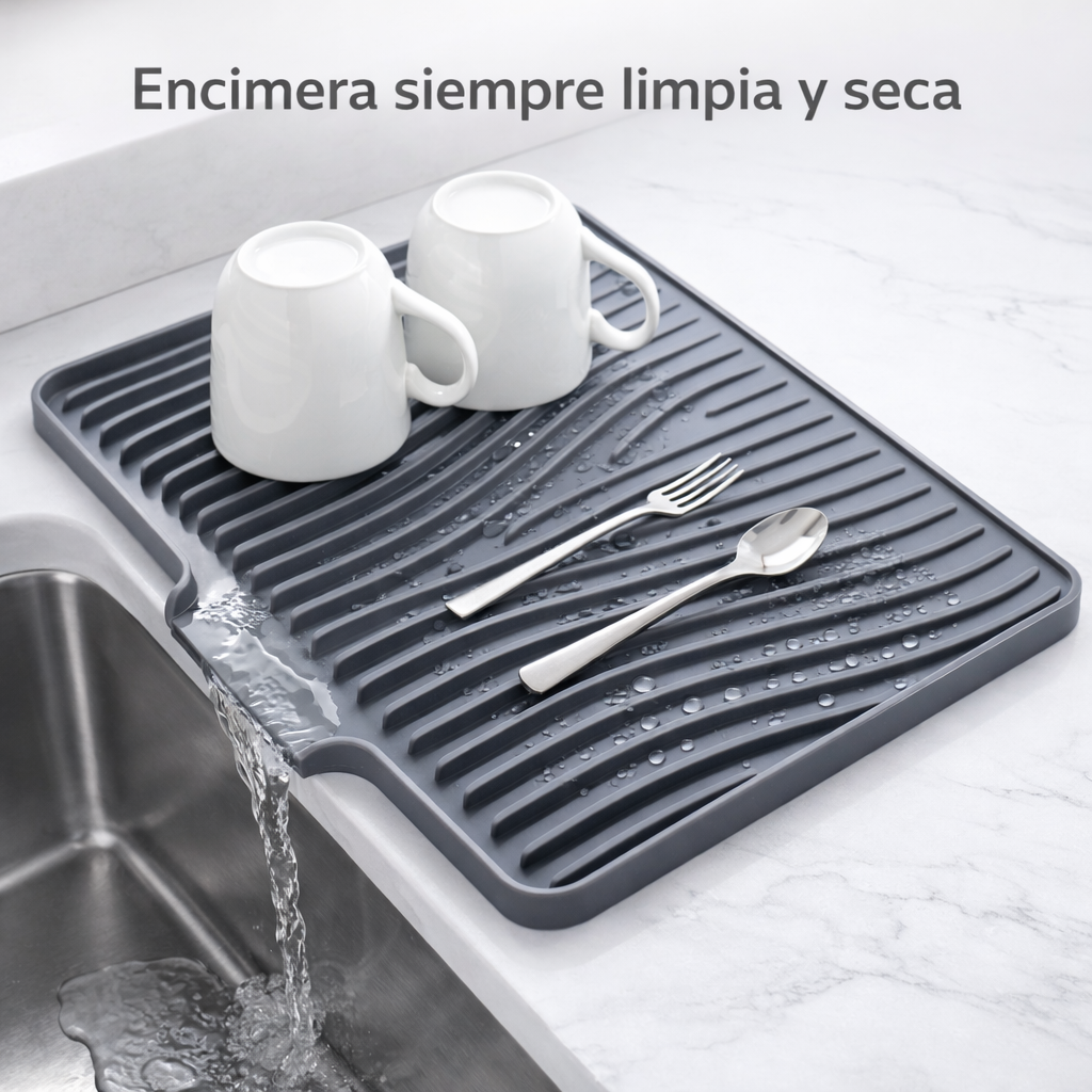 Alfombrilla Escurreplatos con Drenaje