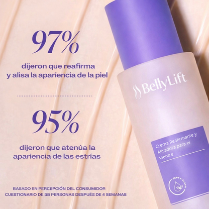 Crema reafirmante y alisadora para el abdomen