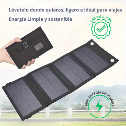 Cargador Solar Plegable