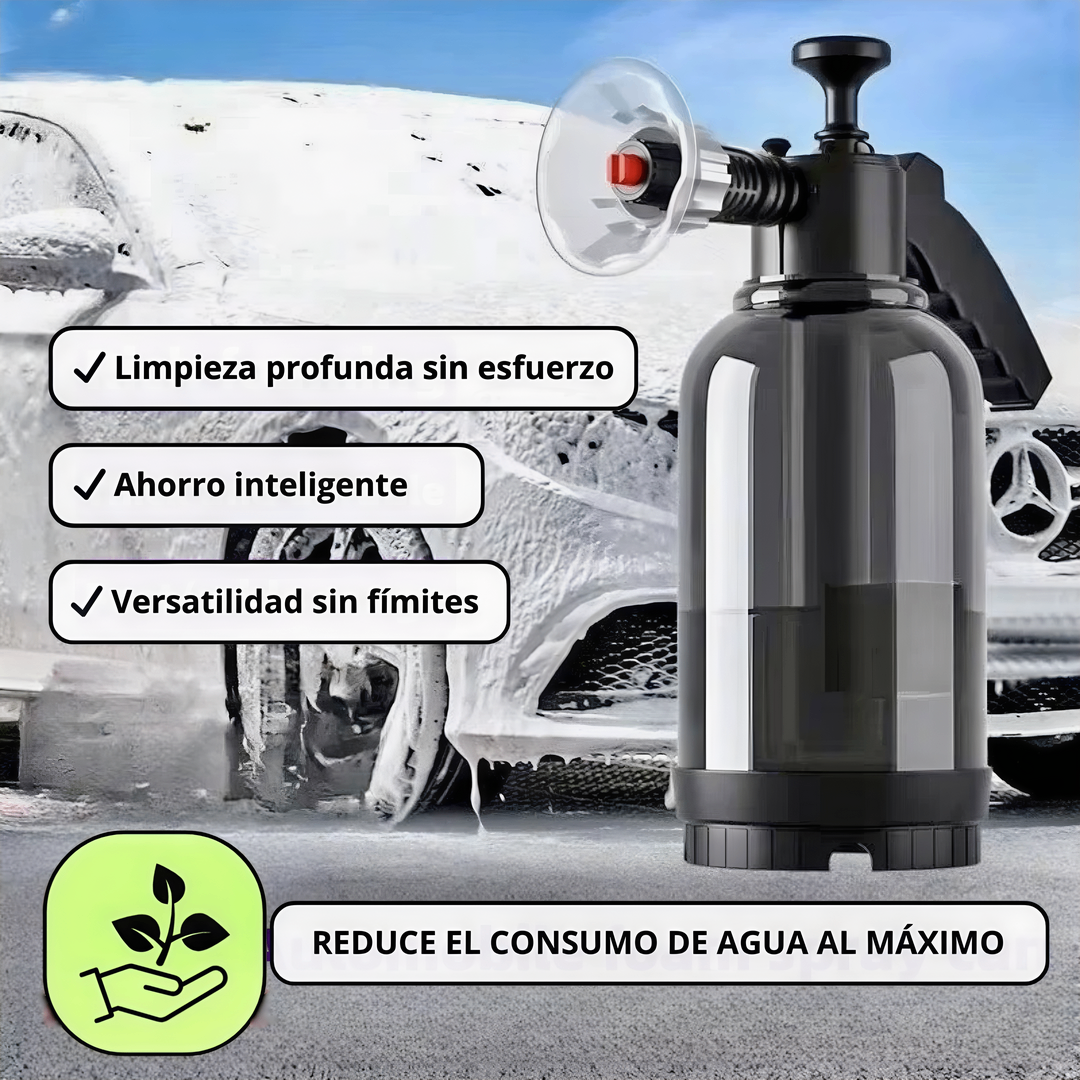 Pulverizador de jabón para coches