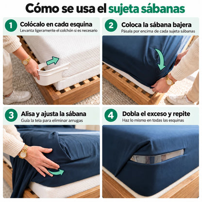 Sujeta Sábanas Antideslizante