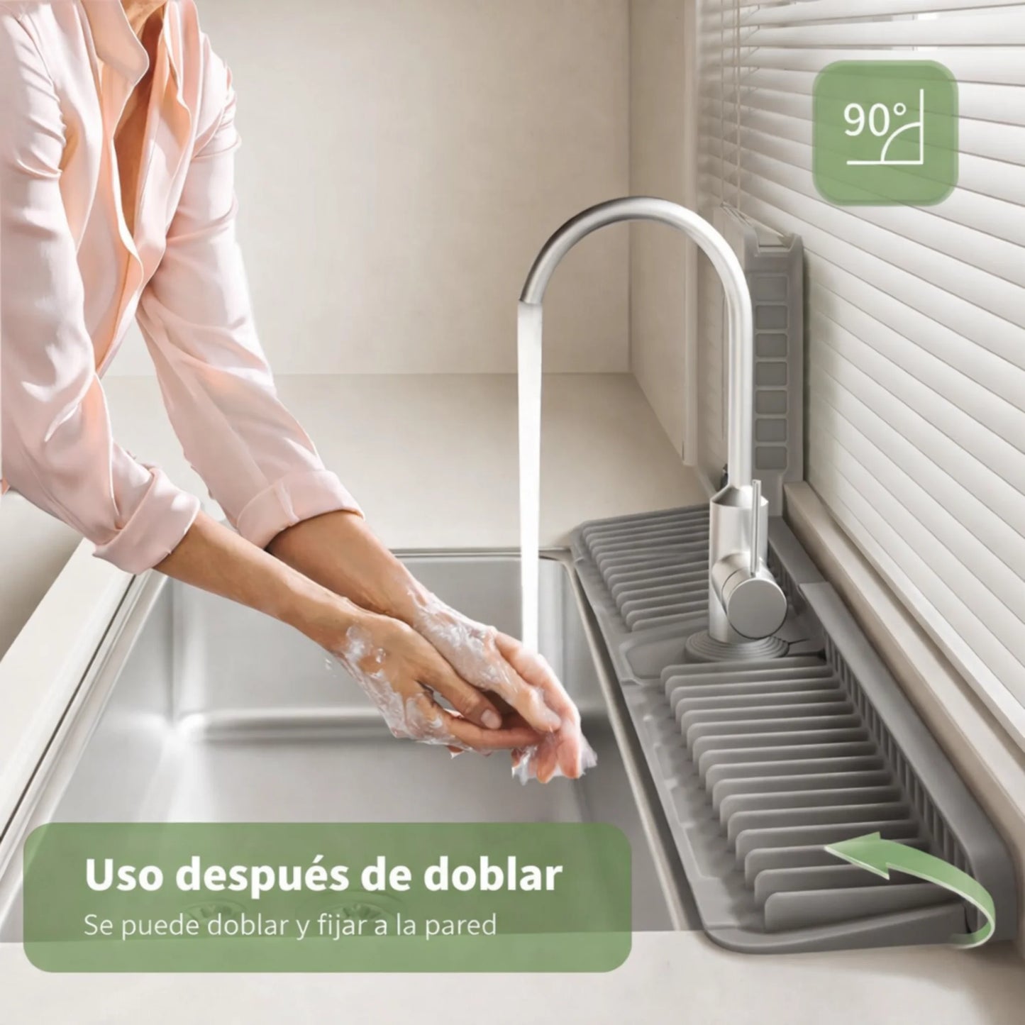 Alfombrilla Anti-salpicaduras para Grifo