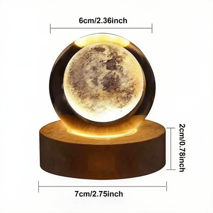 Lámpara Nocturna 3D de Ambiente