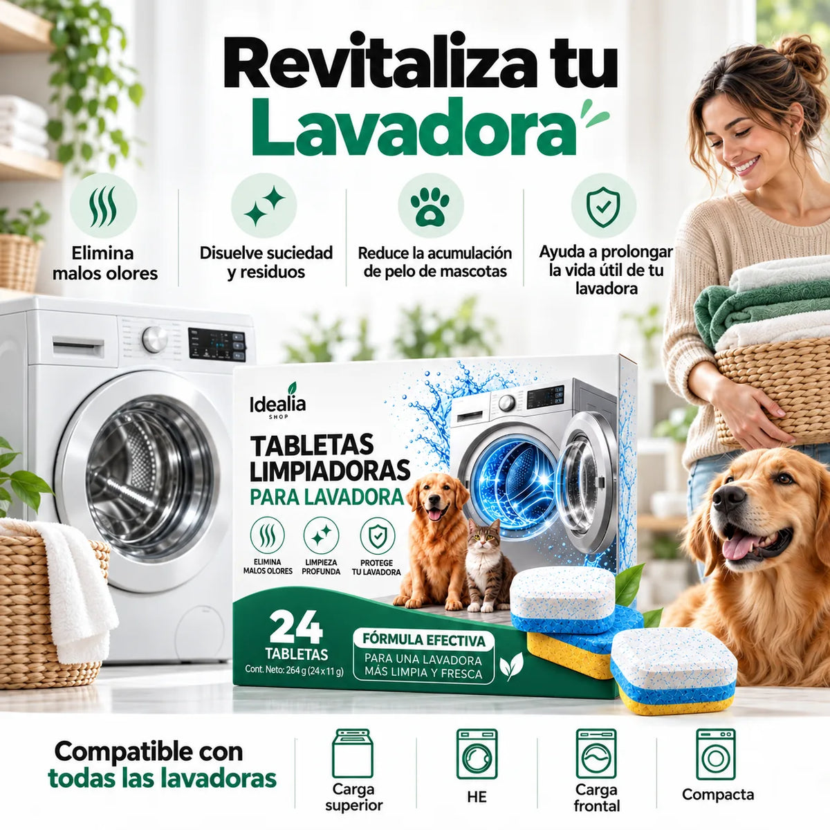 Limpiador de Lavadora Antiolores