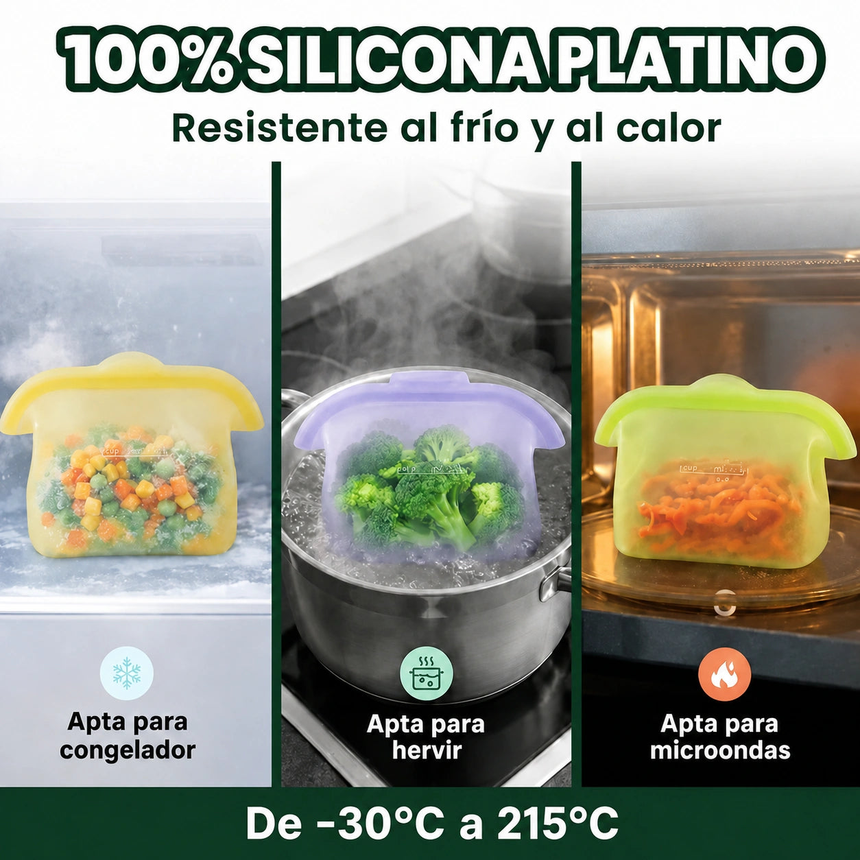 Bolsa Reutilizable para alimentos